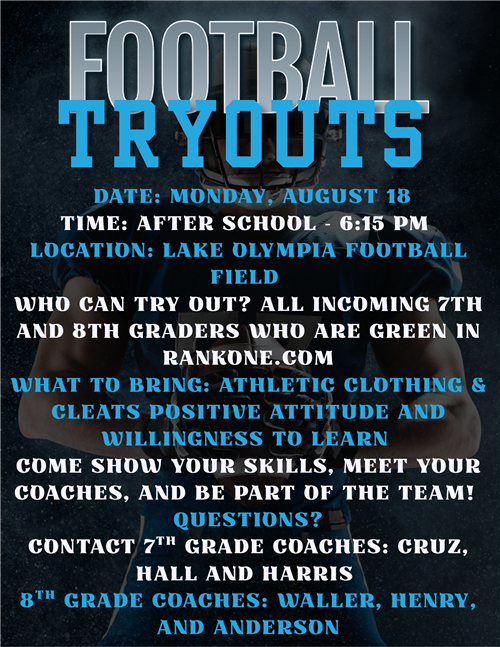  Football Tryouts
